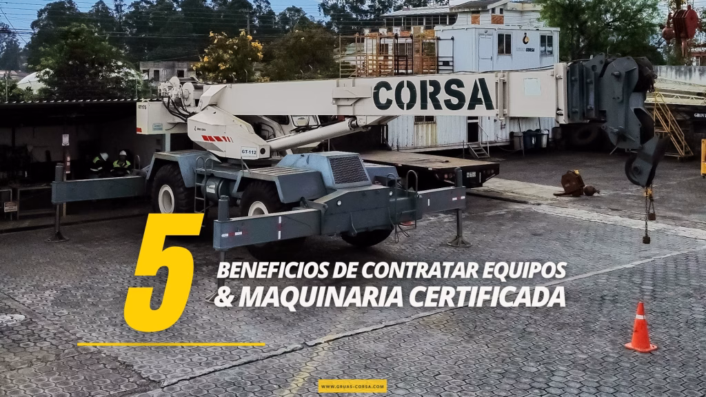 Grúas Telescópicas certificadas
