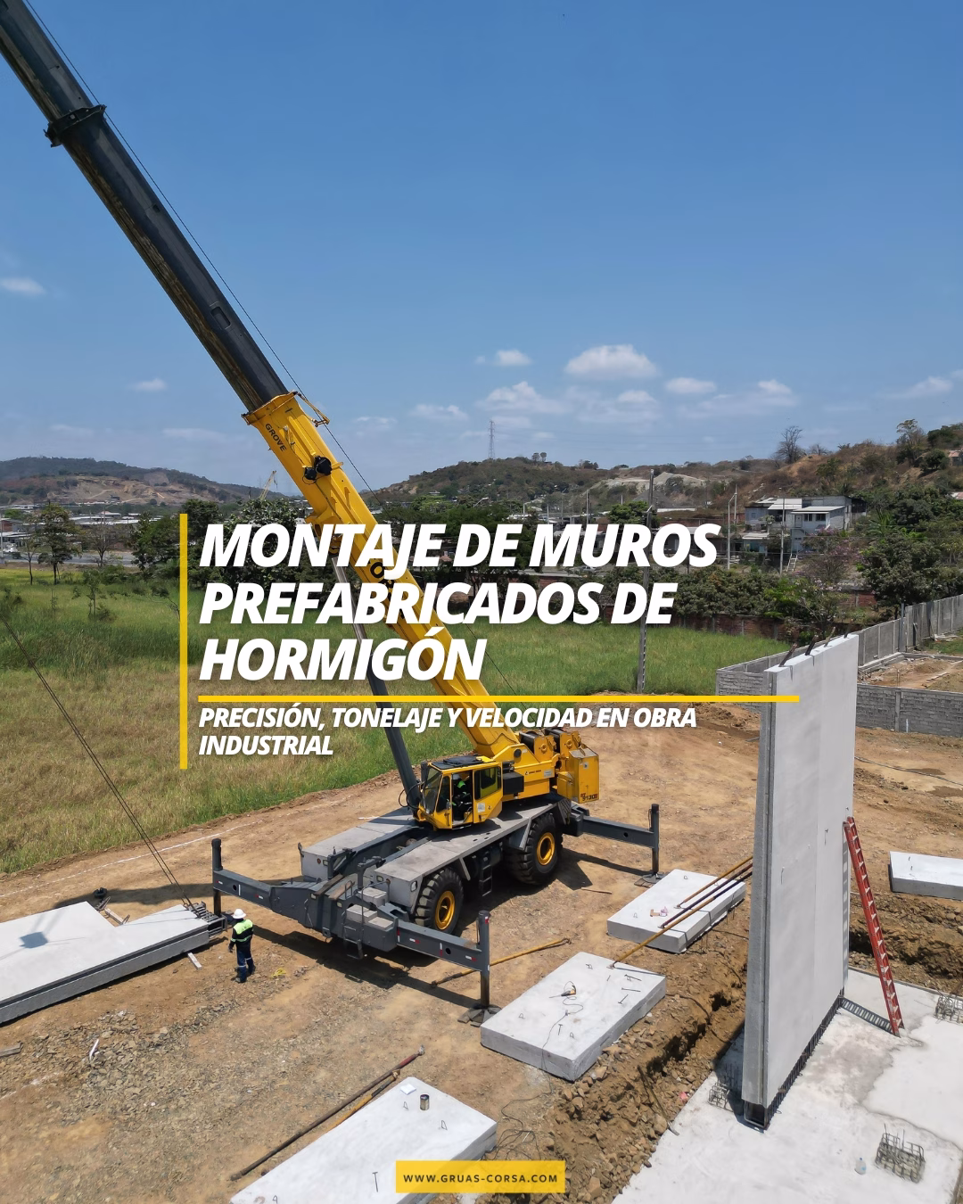 renta de grúas telescópicas