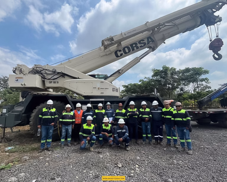 operadores certificados para izajes industriales