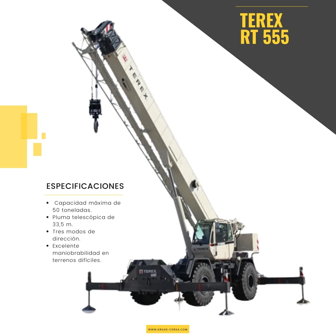 Fichas Técnicas de Grúas Telescópicas