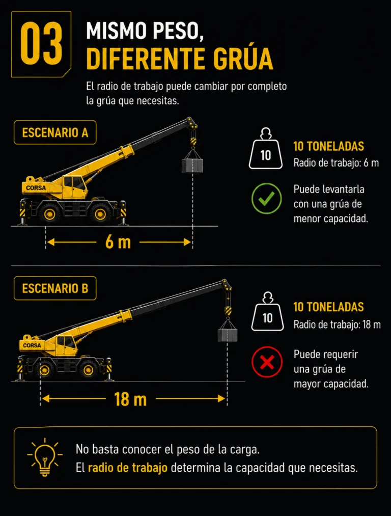 capacidad de grúa telescópica toneladas