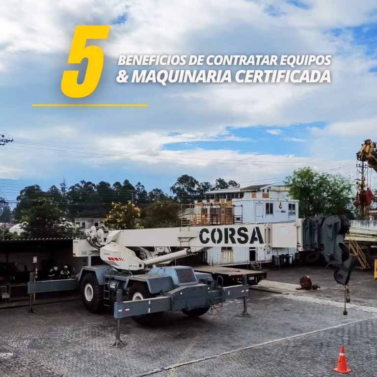 grúas telescópicas certificadas